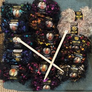Lion Brand Fun Fur Yarn Collection